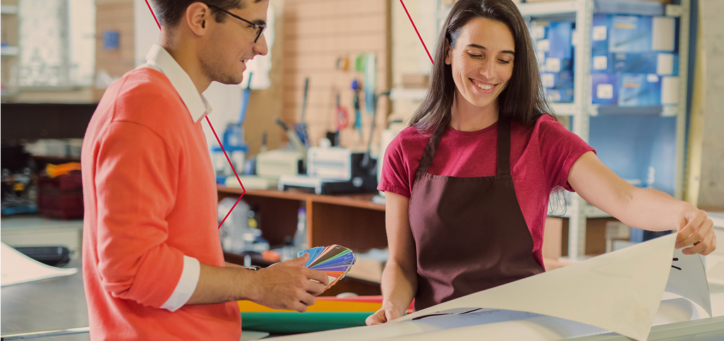 Imprima,<br>  personalize,<br>  impressione.