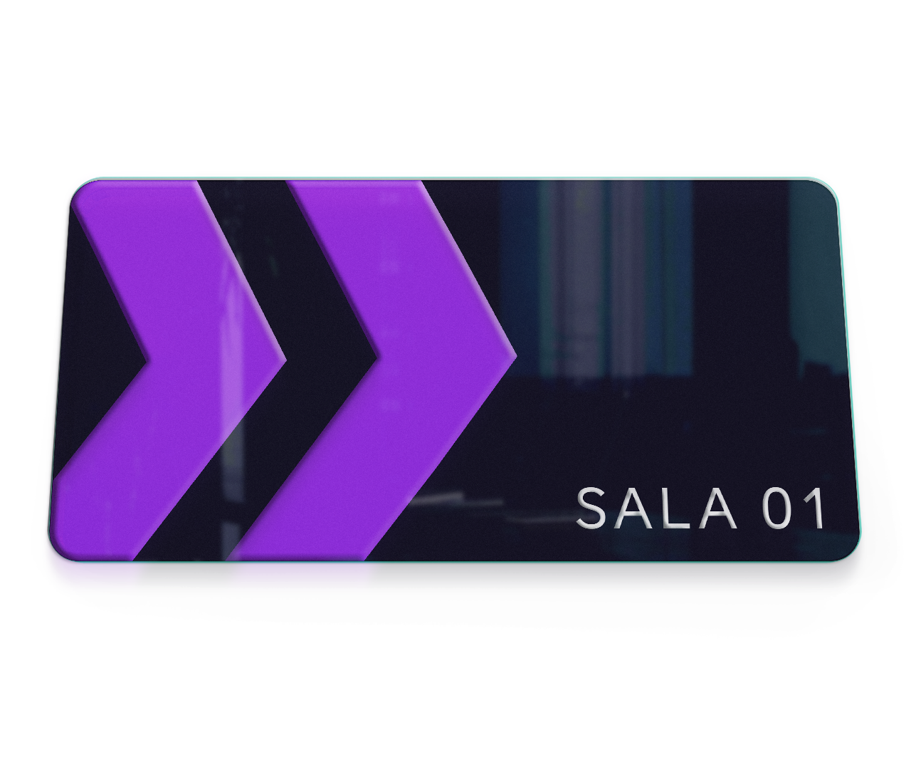 Placa de porta departamento/sanitários