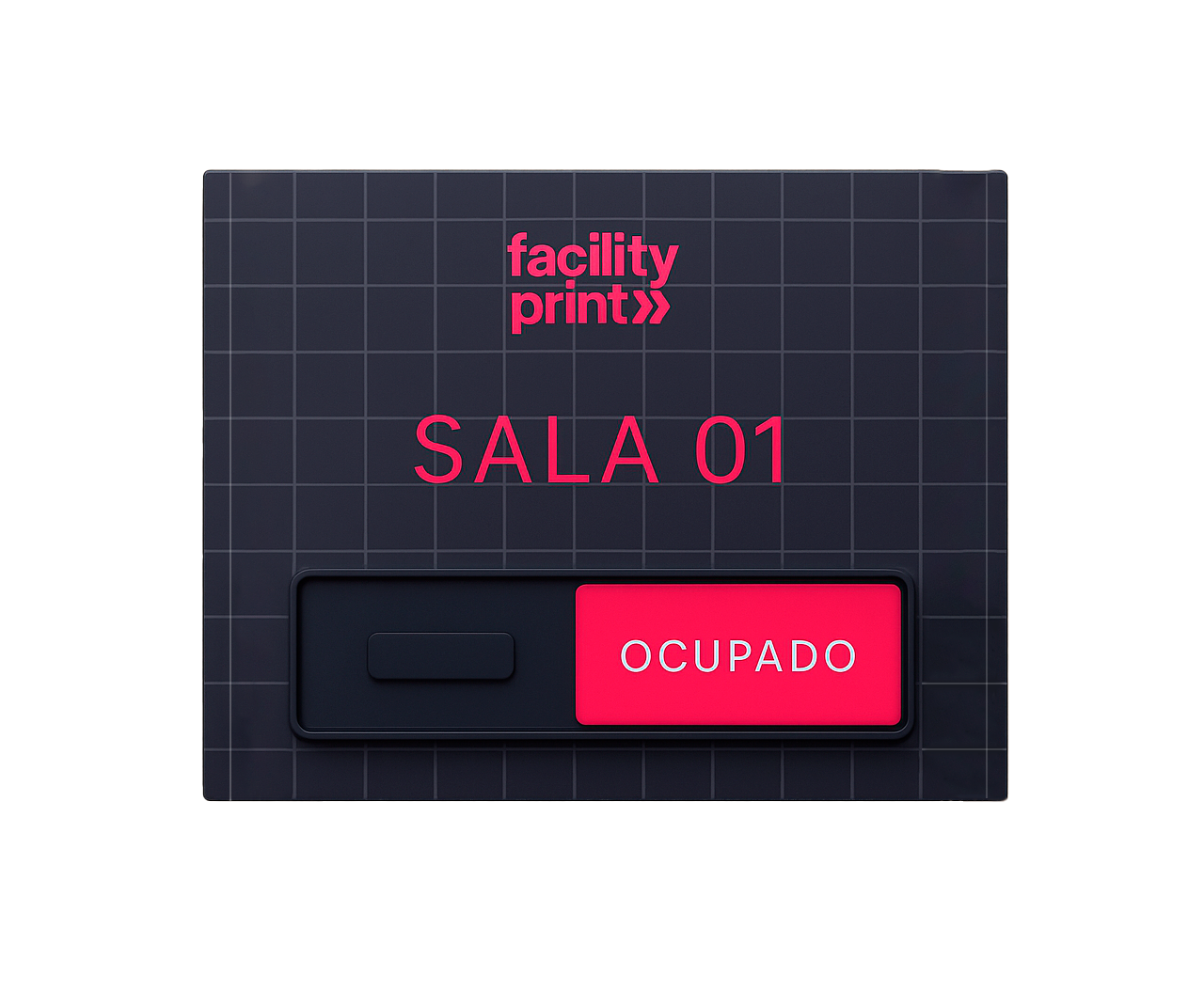 Placa Livre e Ocupado Personalizada