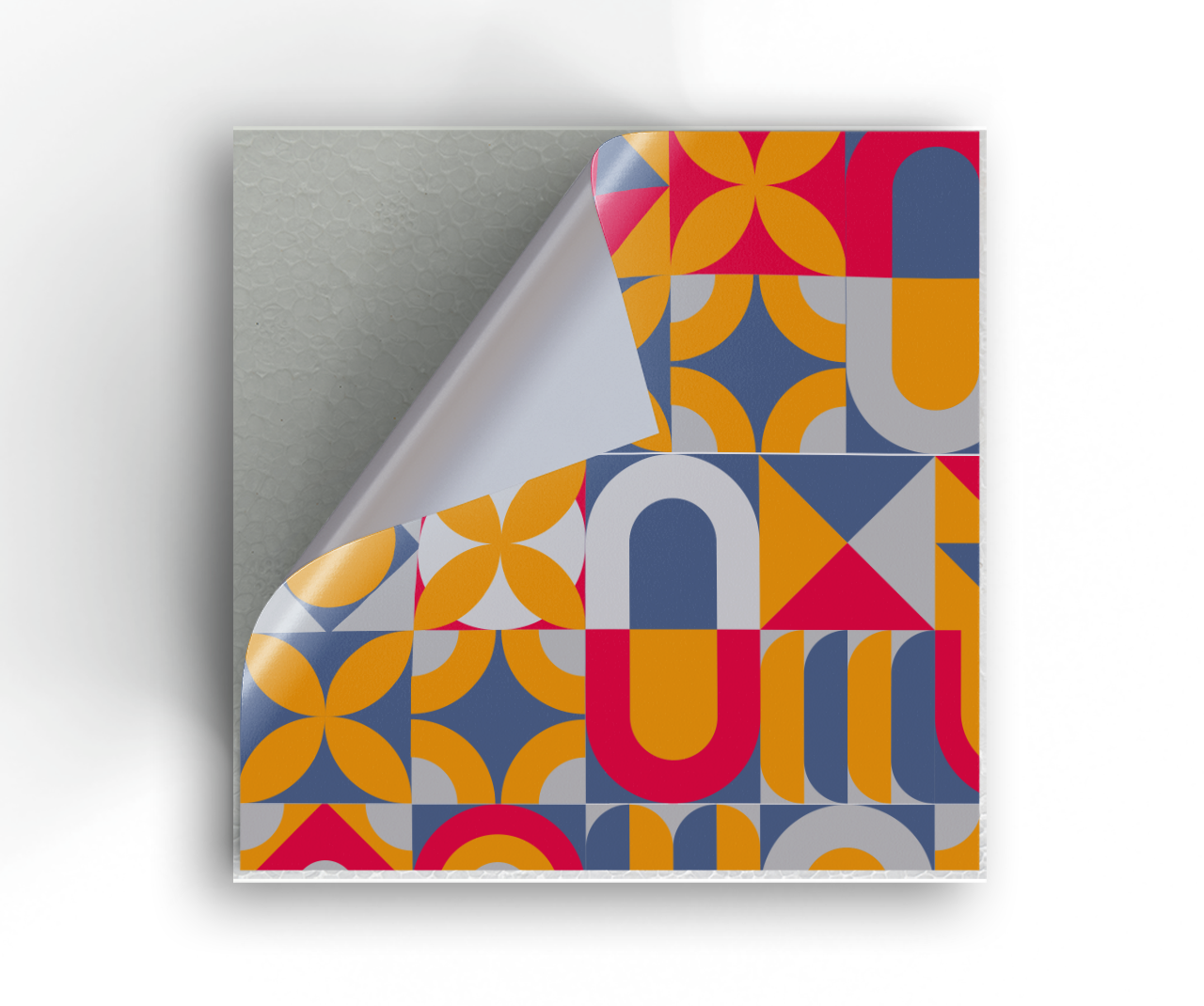 Adesivo em placa de foam