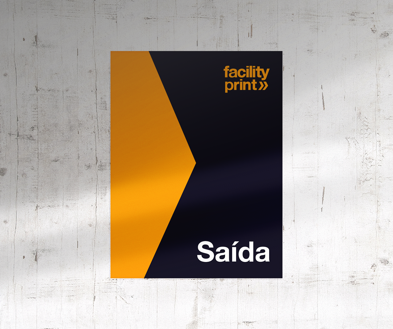 Adesivo em placa de PS