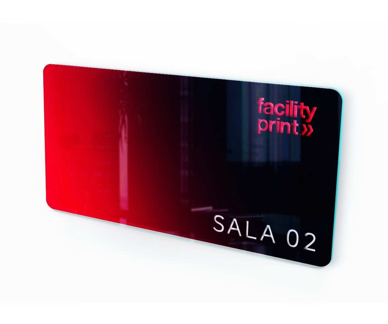 Placa de porta departamento/sanitários