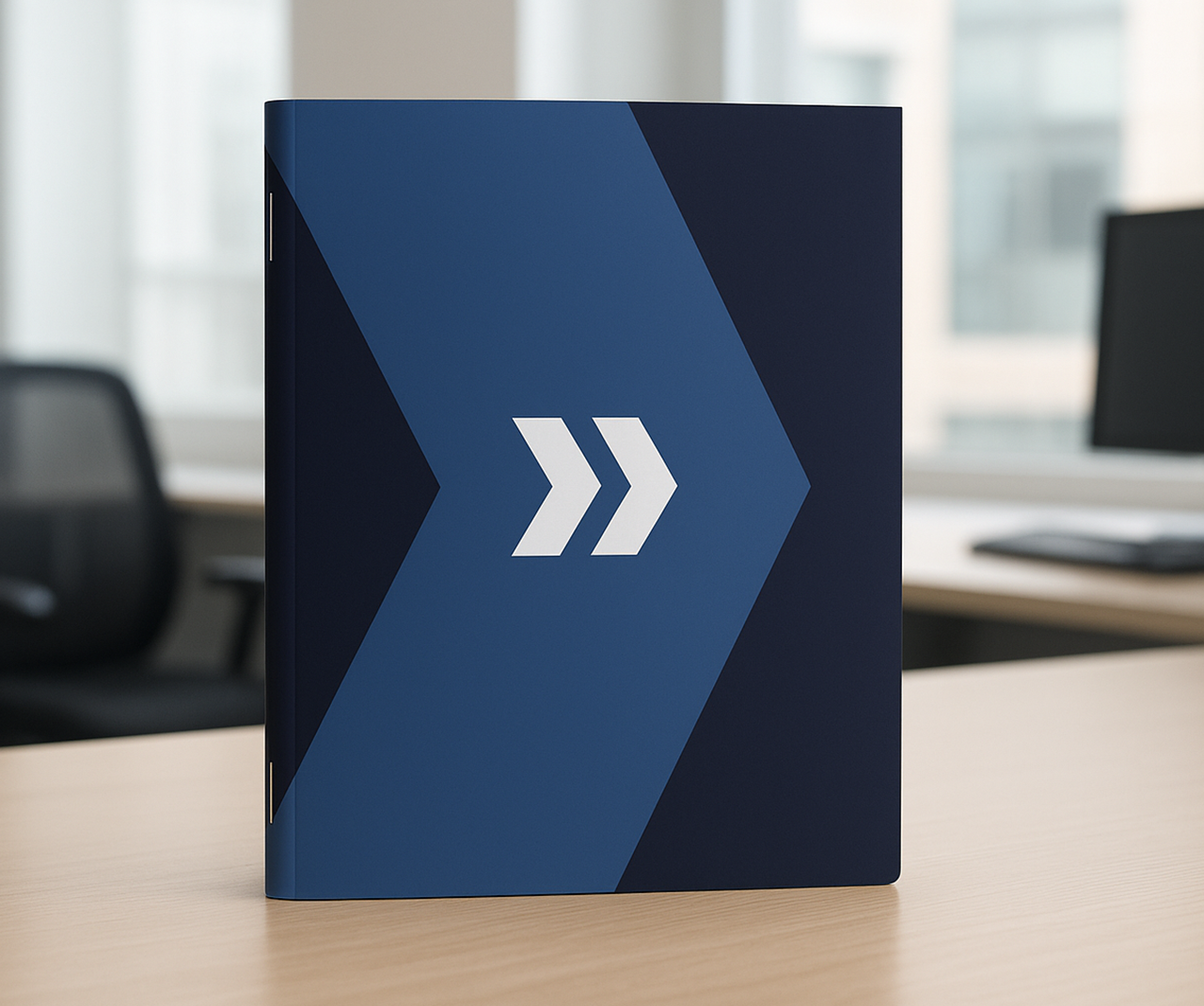 Revista com dobra e grampo